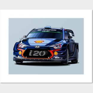 Hyundai i20 WRC Posters and Art